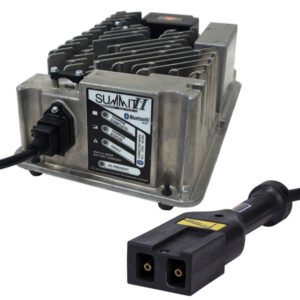 EZGO TXT 48-Volt Golf Cart Battery Charger - Lester Summit II Notched 2-PIN Powerwise Plug