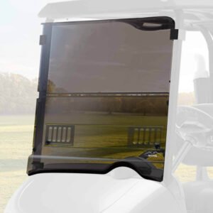 MOAB EZGO RXV Foldable Golf Cart Windshield w/ Air Vents - Tinted